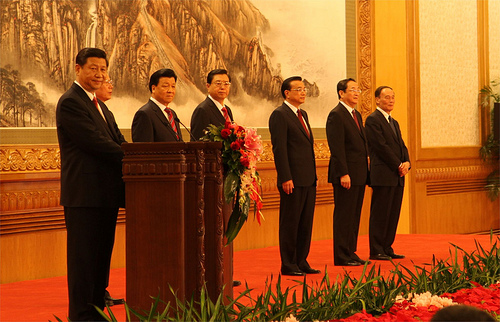 Xi Jinping was named to head the Standing Committee as General Secretary of CPC. (© Bert van Dijk)